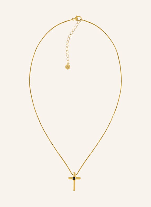 BRUNA The Label Halskette ASSISI mit Onyx GOLD