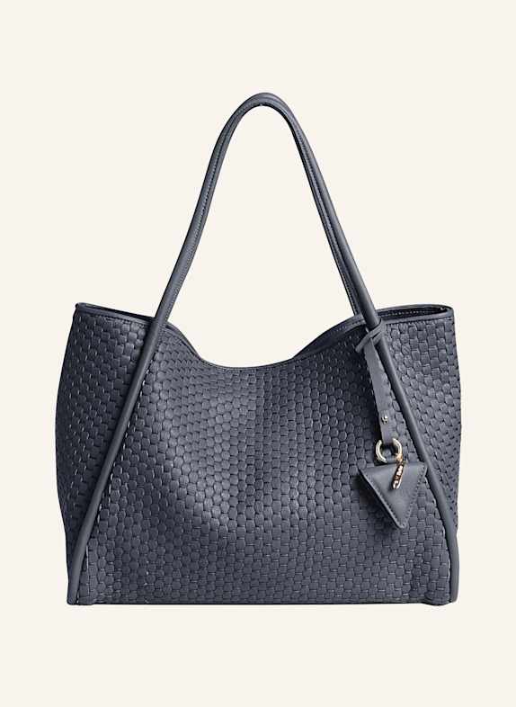 Parise Handtasche '09' RÖHRENFÖRMIG OHNE FRANSEN BLAU/ DUNKELBLAU