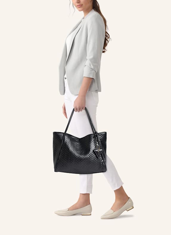Parise Handtasche '09' RÖHRENFÖRMIG OHNE FRANSEN LARGE SCHWARZ