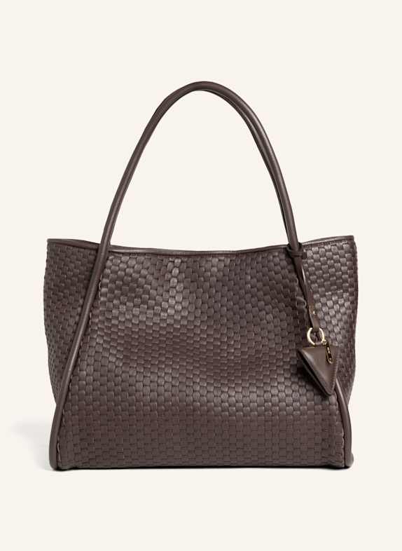 Parise Handtasche '09' RÖHRENFÖRMIG OHNE FRANSEN BRAUN/ DUNKELBRAUN