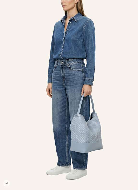 Parise Beuteltasche '51' MEDIUM HELLBLAU/ BLAU