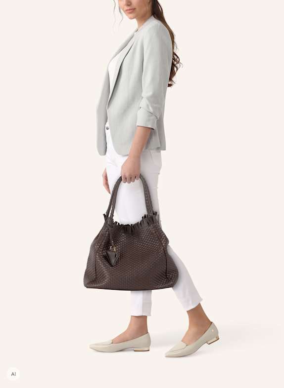 Parise '09' LARGE Handbag BROWN/ DARK BROWN
