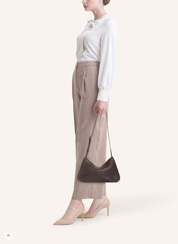 Parise Schoudertassen '81' MARRON FONCÉ / BRUIN