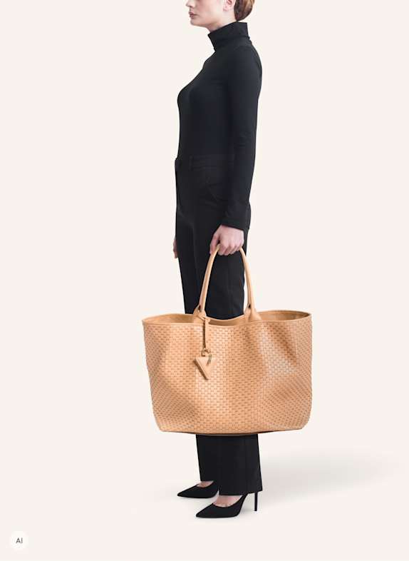 Parise Tote bag '60' LARGE BEIGE / CAMEL