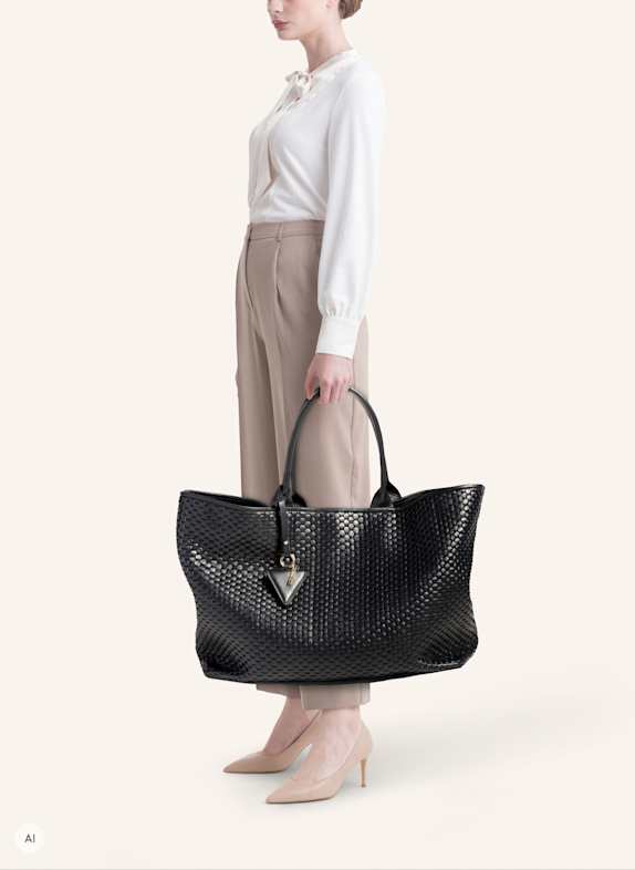 Parise Draagtas '60' LARGE ZWART