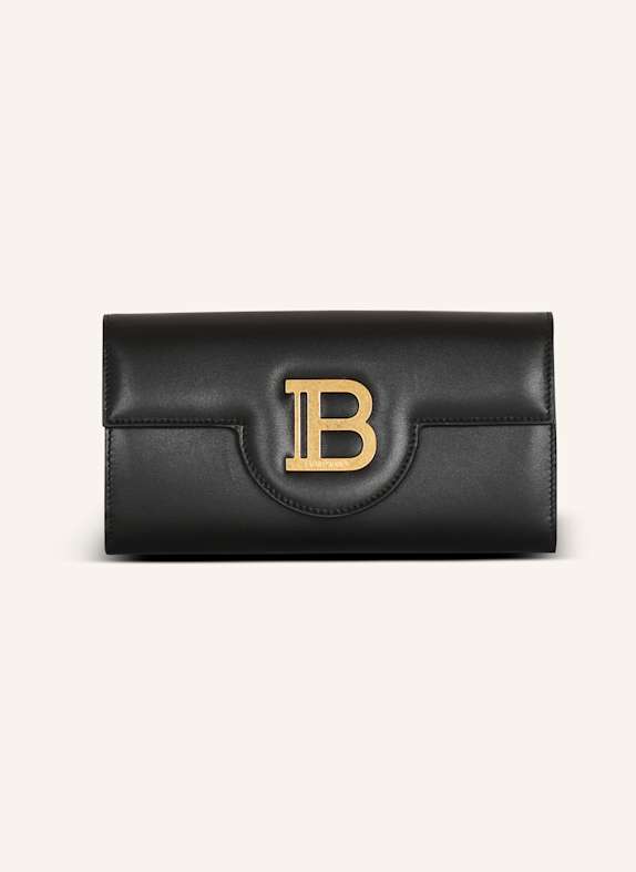 BALMAIN Brieftasche B-Buzz aus Leder SCHWARZ