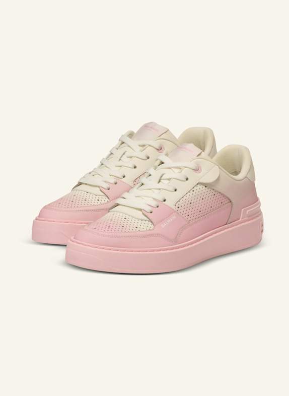BALMAIN Sneakers B-Court Flip aus Leder PINK