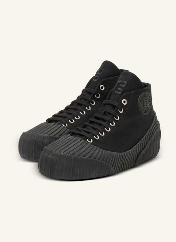 BALMAIN Sneakers Riff Low aus Canvas SCHWARZ
