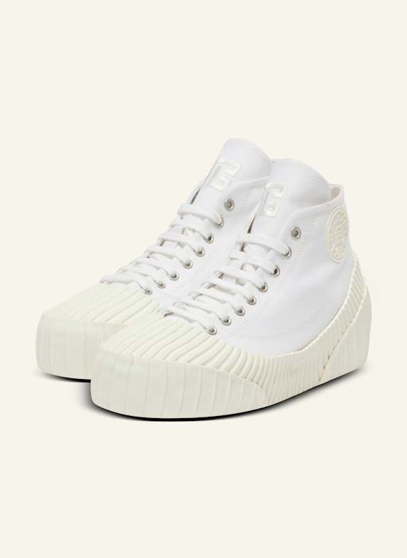 BALMAIN Sneakers Riff Low aus Canvas WEISS