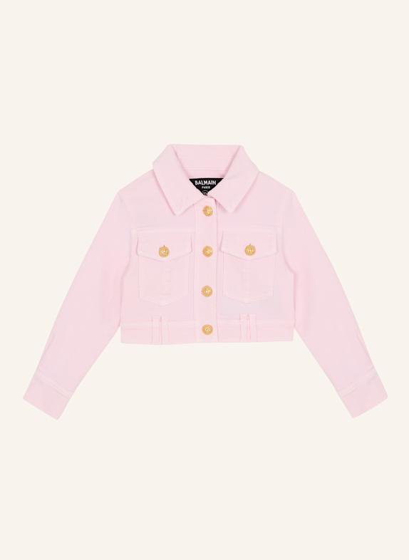 BALMAIN Jacke aus Baumwolle ROSA