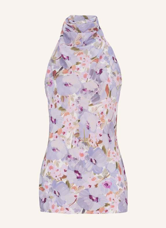 BALMAIN Ärmelloses Top mit Poppi-Flower-Print NUDE