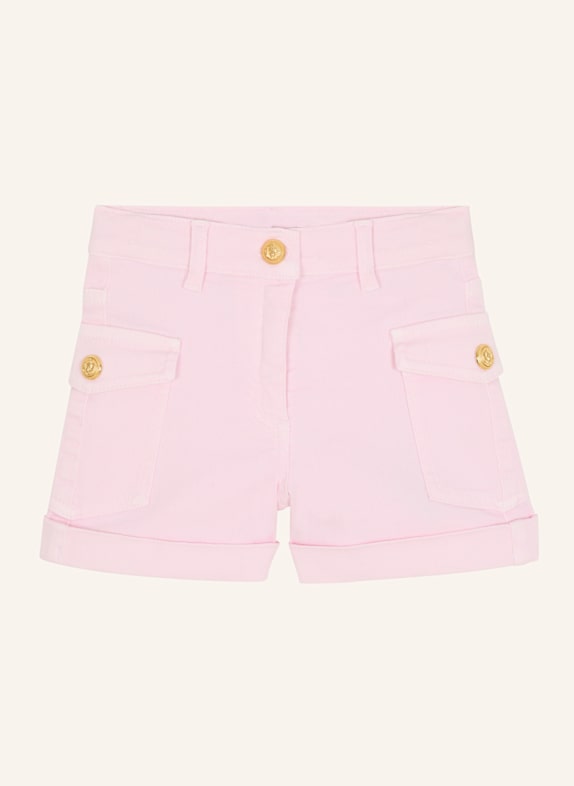 BALMAIN Shorts mit Knöpfen ROSA