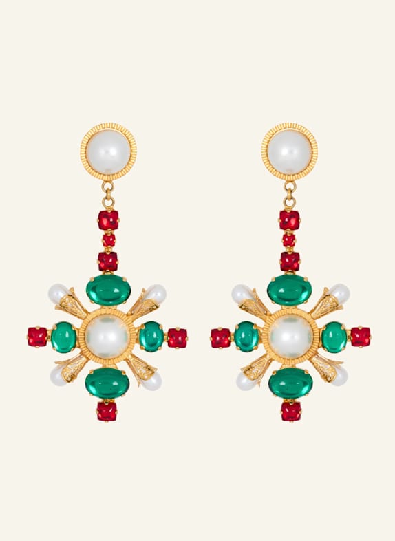 BALMAIN Barocke Ohrhänger NUDE