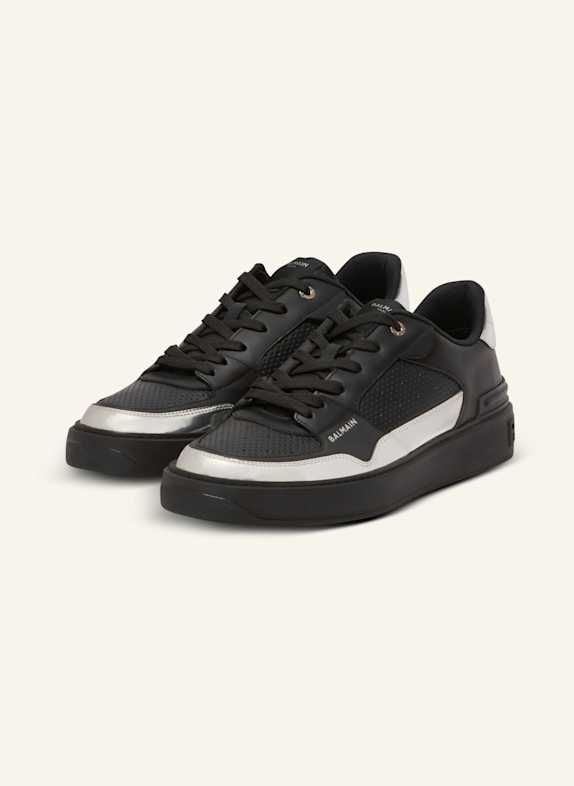 BALMAIN Sneakers B-Court Flip aus Leder SCHWARZ