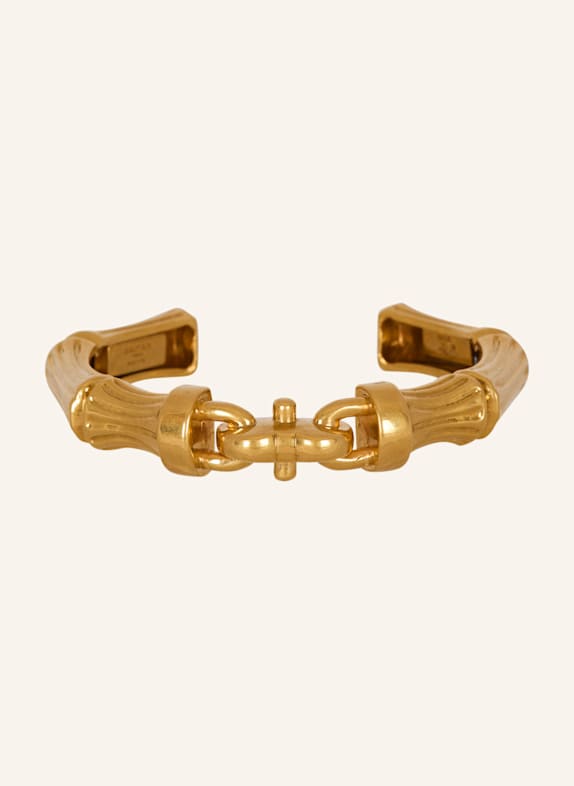 BALMAIN Armband Sync aus Messing im Bambus-Design GOLD