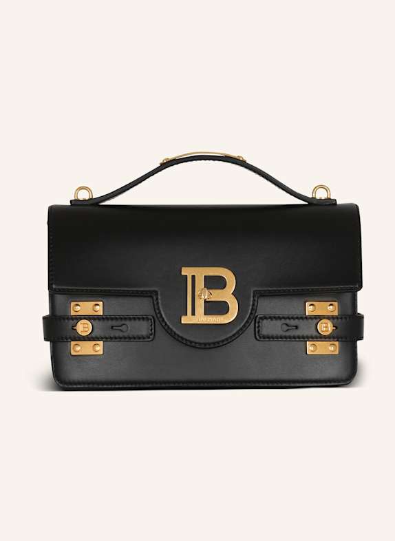 BALMAIN Tasche B-Buzz 24 aus Glattleder SCHWARZ