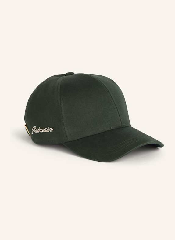BALMAIN Kappe Balmain aus gewaschener Baumwolle GRÜN