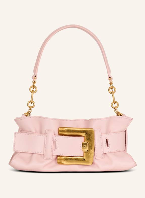 BALMAIN Anthem Mini-Tasche aus Glattleder ROSA