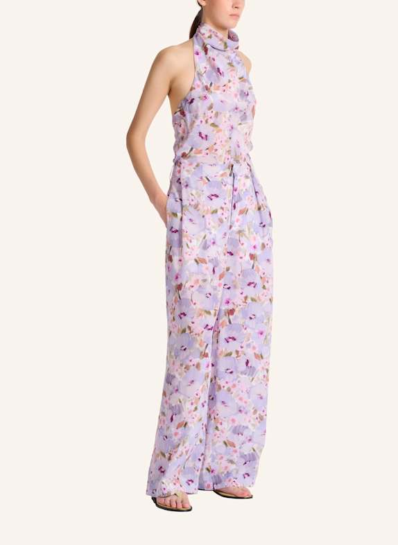 BALMAIN Hose mit Poppi-Flower-Print NUDE