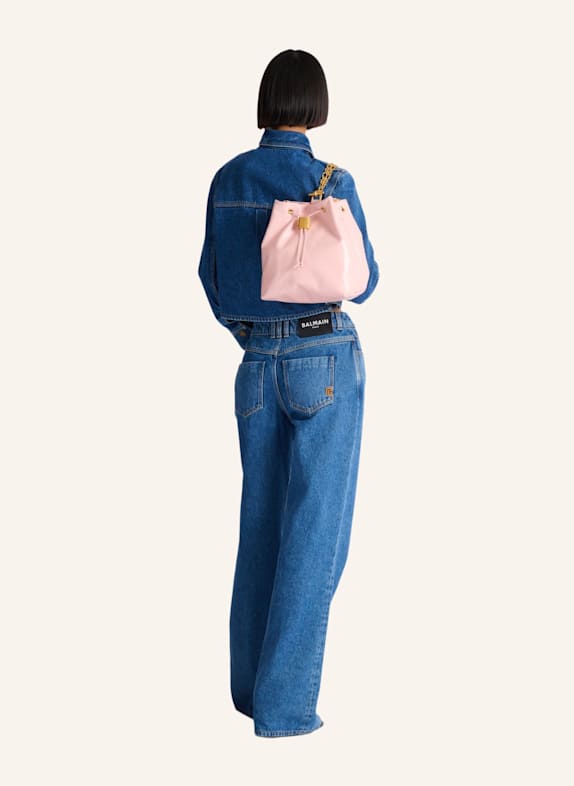 BALMAIN Rucksack Pulse aus Kalbsleder ROSA
