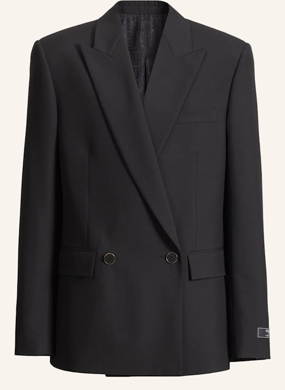 BALMAIN Wolljacke mit zwei Knöpfen SCHWARZ