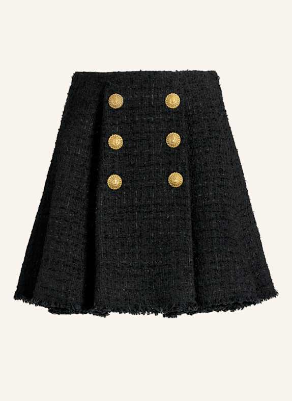 BALMAIN Tweedrock SCHWARZ