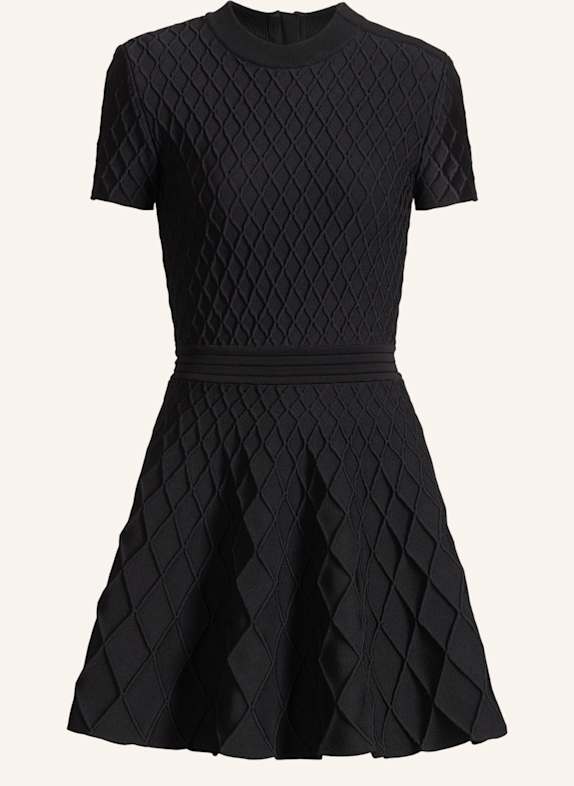 BALMAIN Ausgestelltes Kleid SCHWARZ