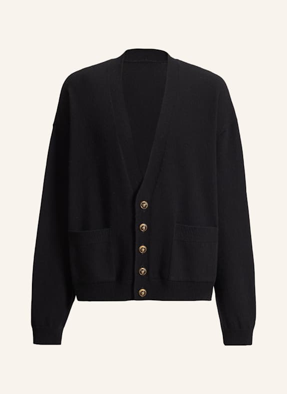 BALMAIN Cardigan aus Öko-Kaschmir SCHWARZ