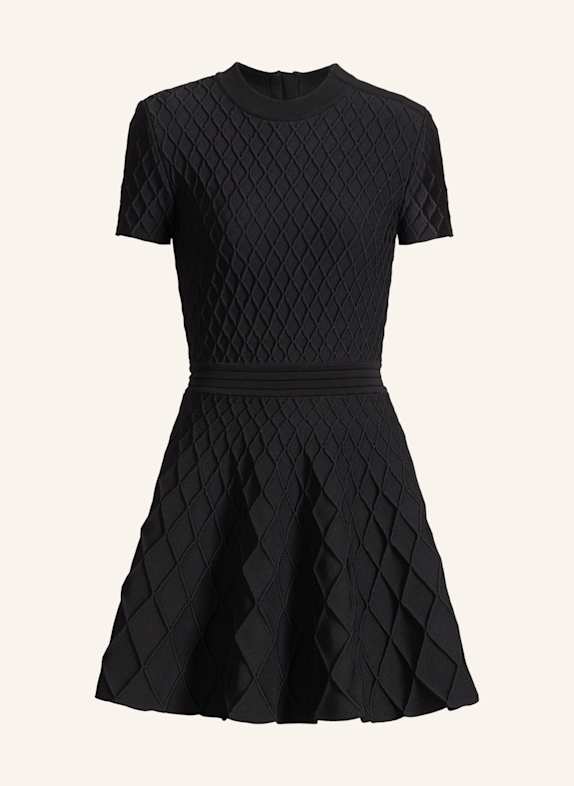 BALMAIN Ausgestelltes Kleid SCHWARZ