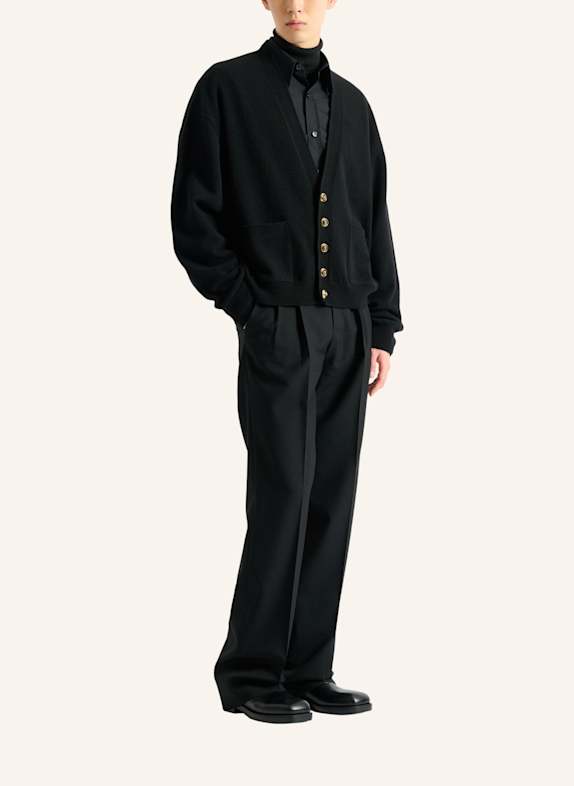 BALMAIN Cardigan aus Öko-Kaschmir SCHWARZ