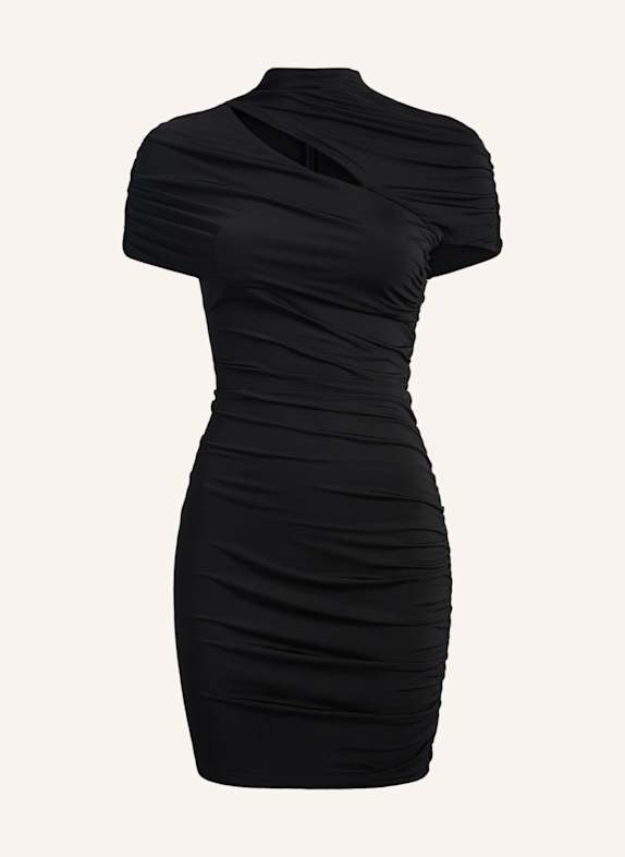 BALMAIN Bodykleid aus Jersey SCHWARZ