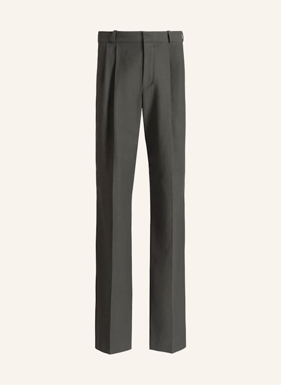 BALMAIN Hose aus Baumwolltwill GRÜN