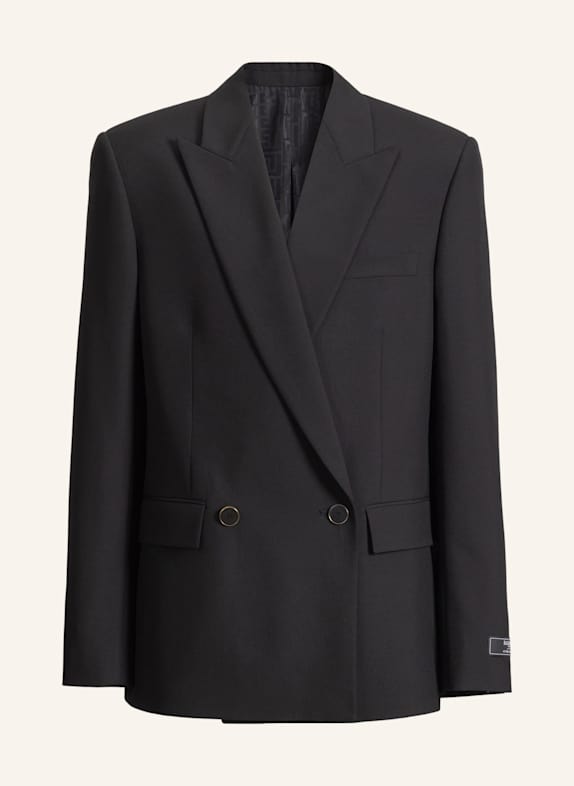 BALMAIN Wolljacke mit zwei Knöpfen SCHWARZ