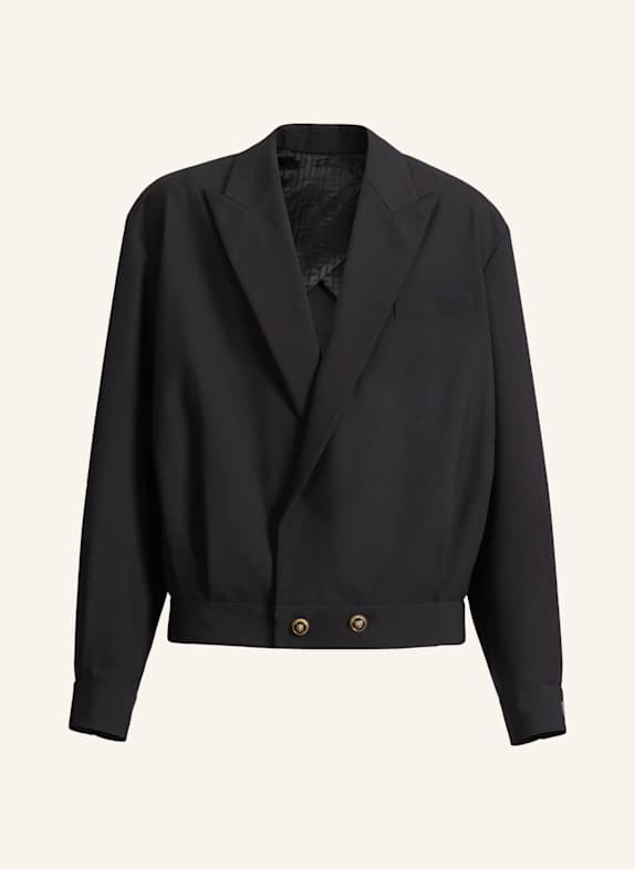 BALMAIN Wolljacke mit zwei Knöpfen SCHWARZ