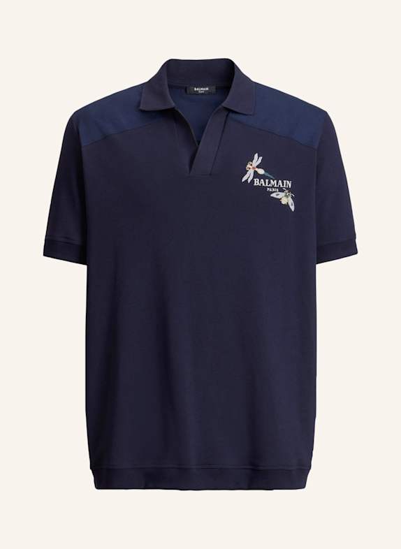 BALMAIN Balmain Insect Polohemd BLAU