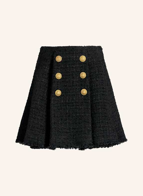 BALMAIN Tweedrock SCHWARZ