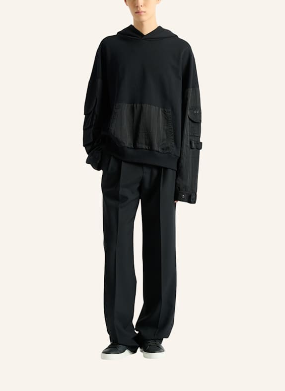 BALMAIN Balmain Vintage Utility Kapuzenpullover SCHWARZ