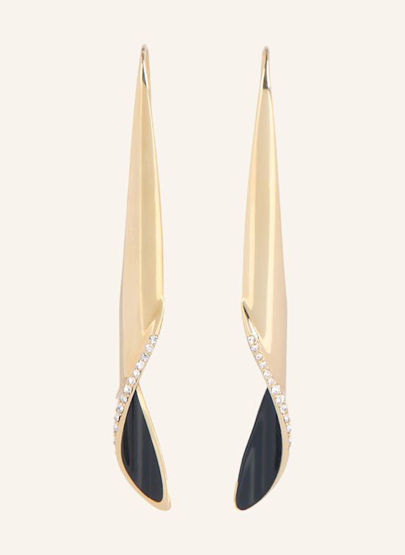 BALMAIN Ohrringe Organic Twist aus lackiertem Messing NUDE