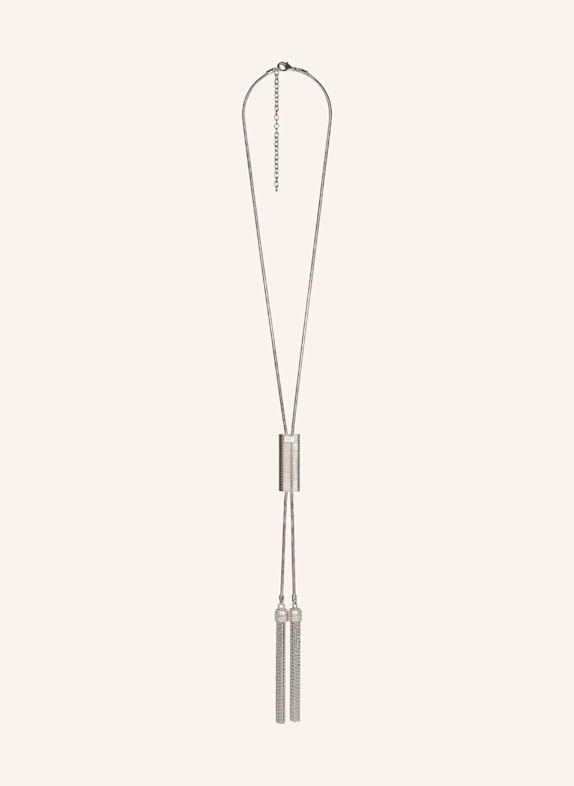 BALMAIN Lange Halskette aus Messing SILBER