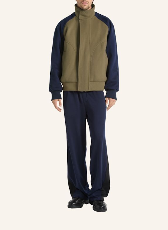 BALMAIN Bomberjacke mit Balmain Vintage-Stickerei GRÜN