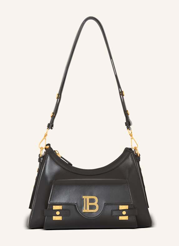 BALMAIN Tasche B-Buzz Hobo aus Kalbsleder SCHWARZ