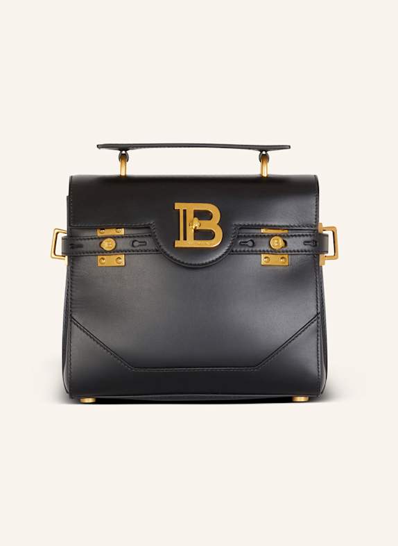 BALMAIN Tasche B-Buzz 23 aus Glattleder SCHWARZ