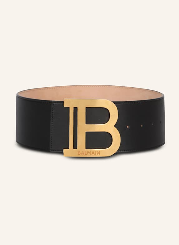 BALMAIN Ledergürtel B-BELT SCHWARZ