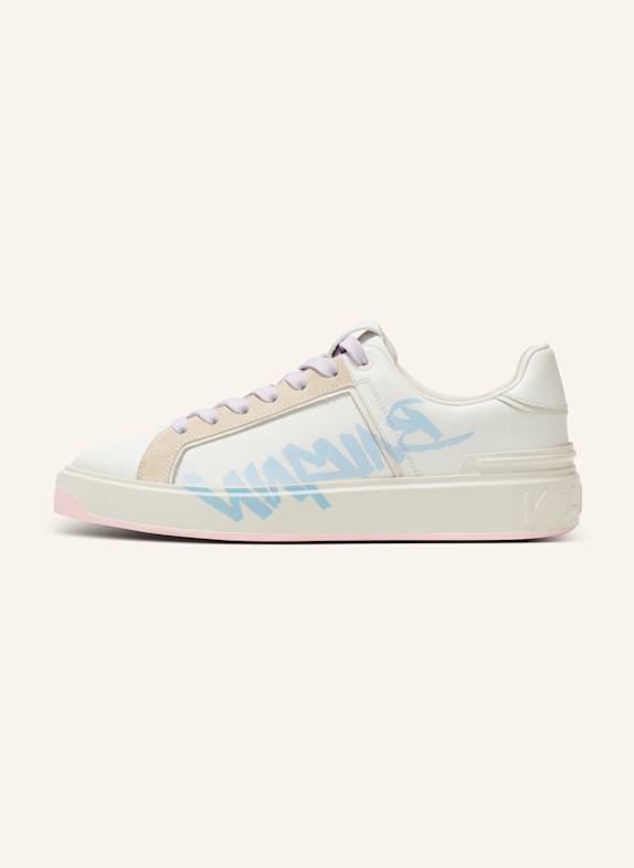 BALMAIN Sneakers B-Court aus Leder von Balmain WEISS