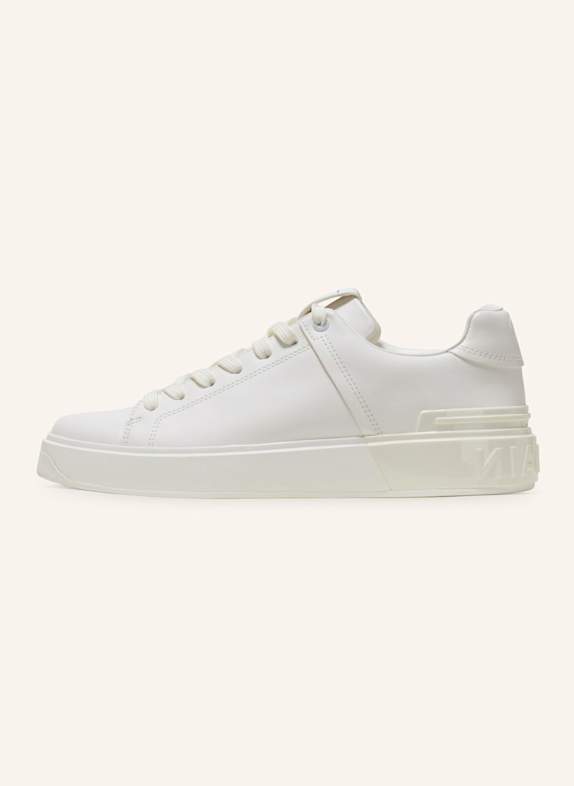 BALMAIN Sneakers B-Court aus Kalbsleder WEISS