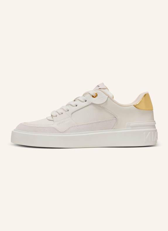 BALMAIN Sneakers B-Court Flip aus Kalbsleder WEISS