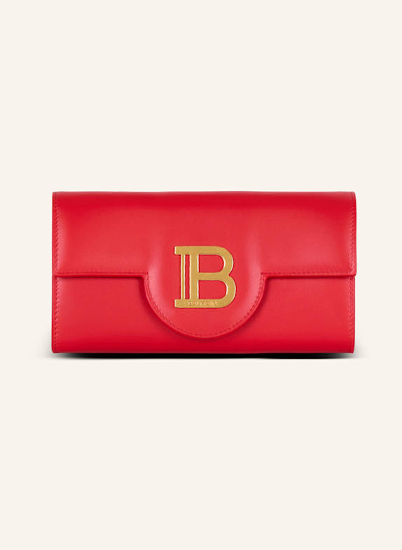 BALMAIN Brieftasche B-Buzz aus Leder ROT