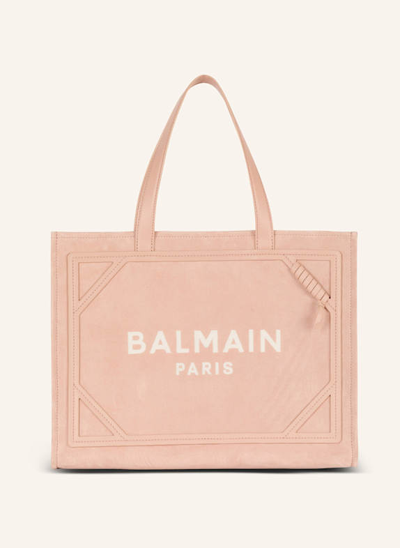 BALMAIN Mittelgroßer Shopper B-Army aus Wildleder BEIGE