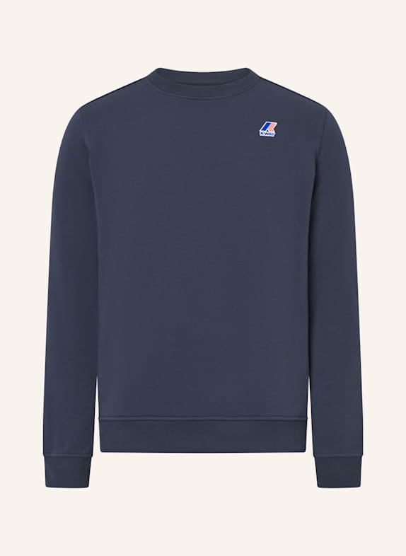 K-WAY Sweatshirt LE VRAI AUGUSTE POLY COTTON BLAU