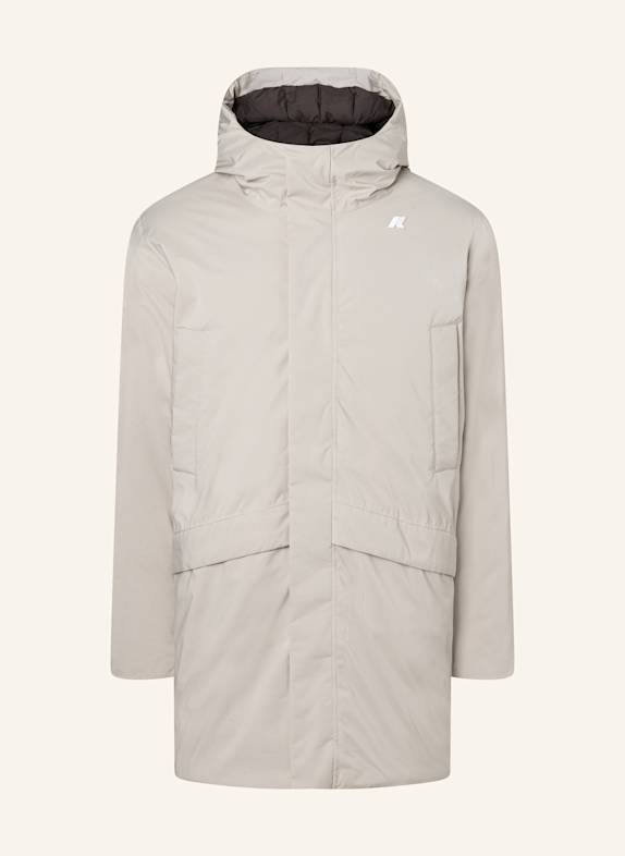 K-WAY Winterjacke JARNO ST THERMO BEIGE/ SCHWARZ